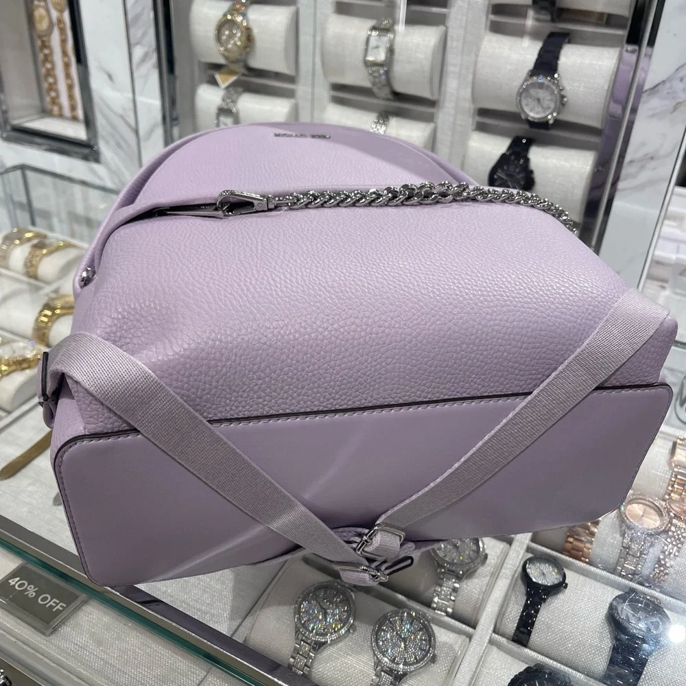 MICHAEL KORS Slater Medium Backpack Quartz NWT
